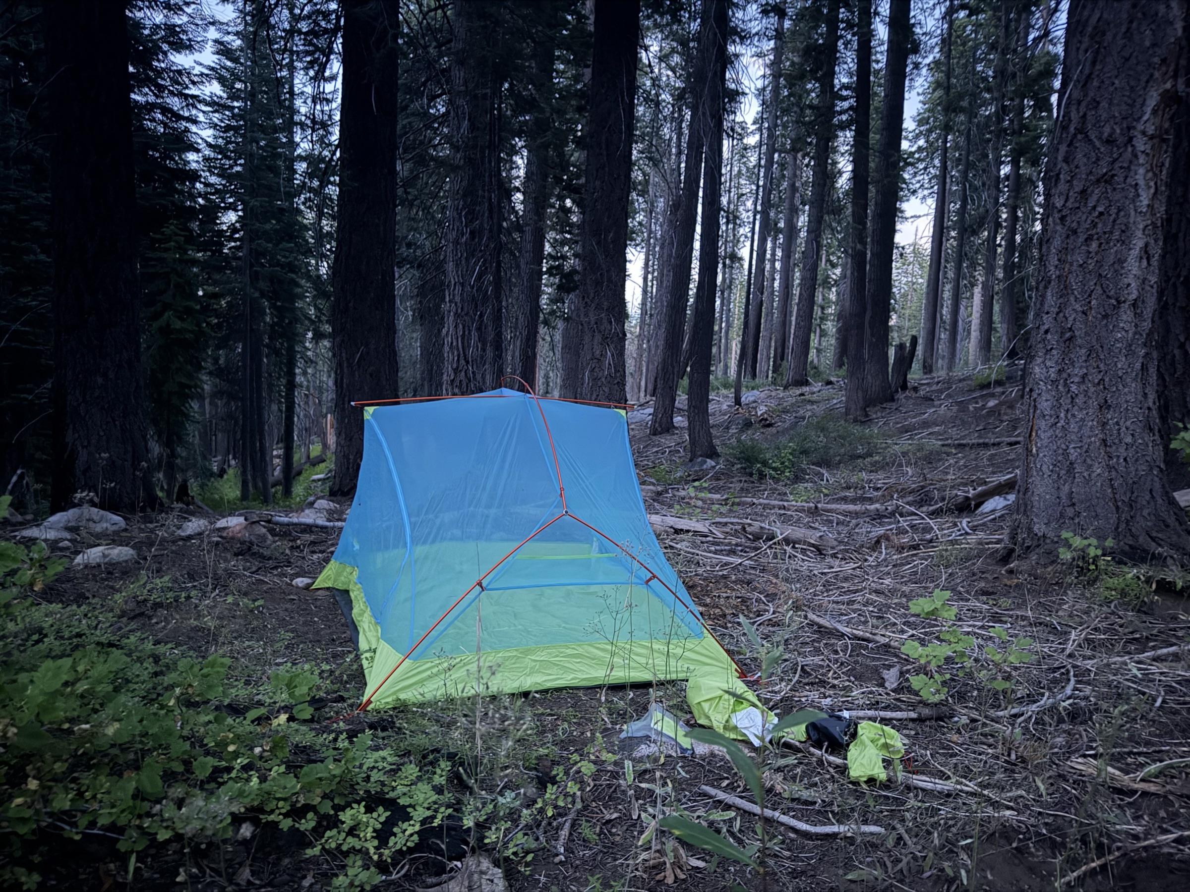 Our first campsite